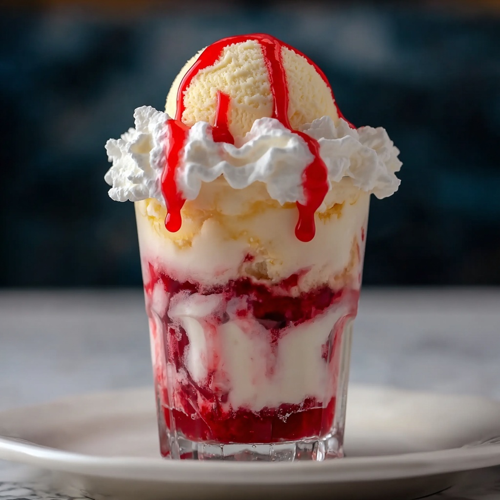 Shirley Temple Ice Cream Float Recipe - Recipe Image