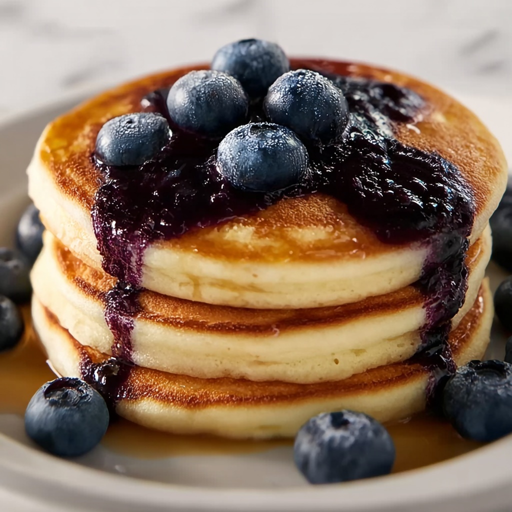 Easy Blueberry Pancakes Recipe - Recipe Image