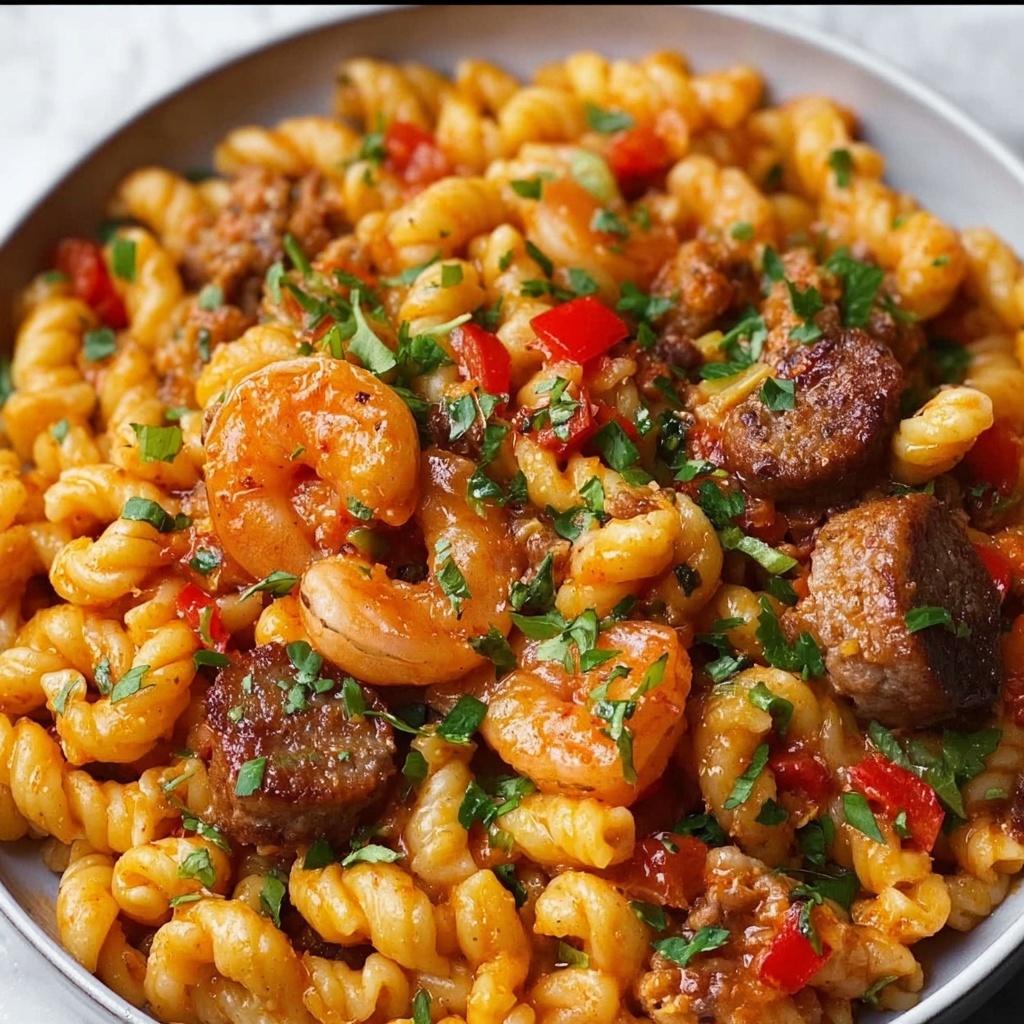 Pastalya (Jambalaya Pasta) Recipe - Recipe Image