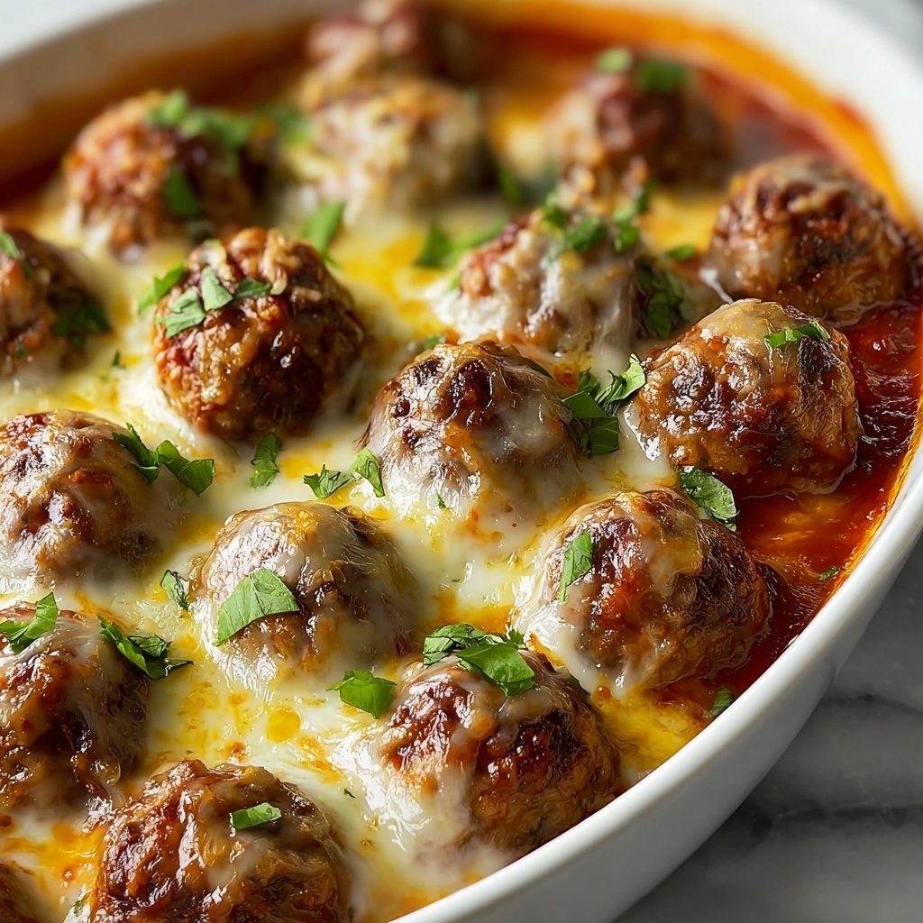 Dump and Bake Meatball Casserole Recipe - Recipe Image