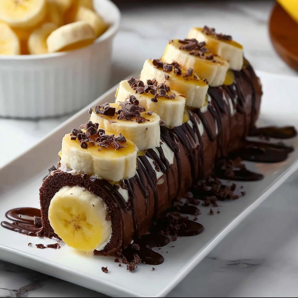 Banana Chocolate Dream Roll Recipe - Recipe Image
