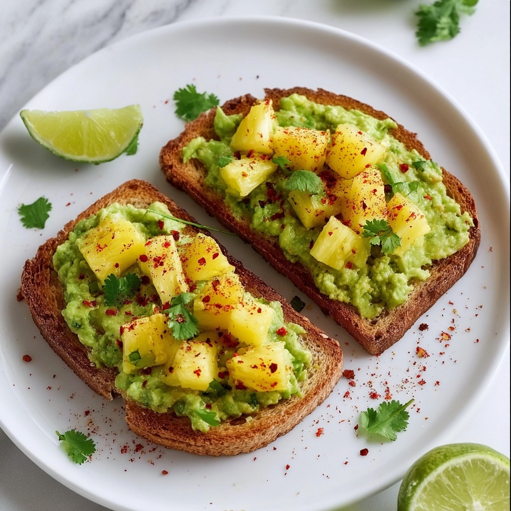 Tropical Avocado Toast Recipe - Recipe Image