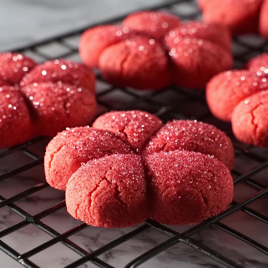 Red Velvet Spritz Cookies Recipe - Recipe Image