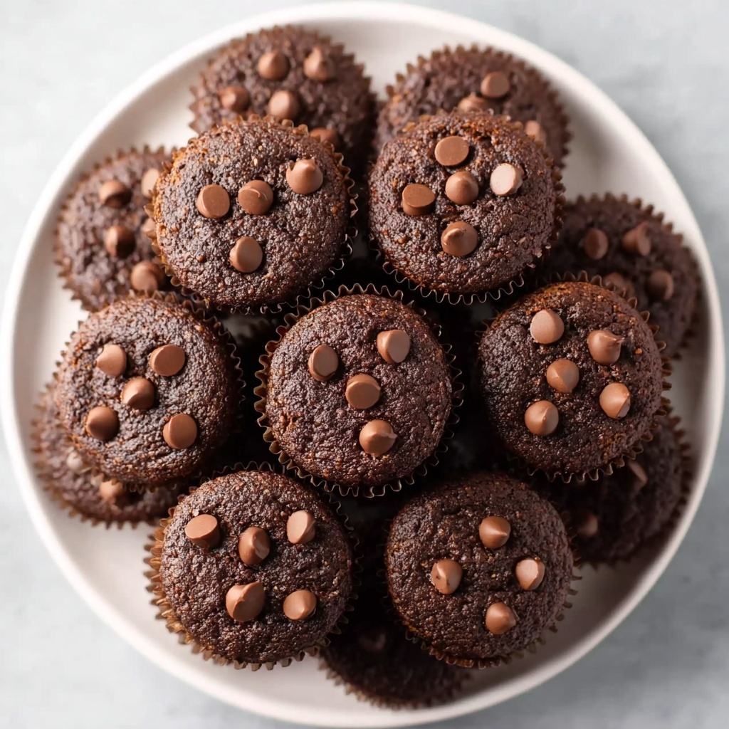 Fudgy Black Bean Brownie Bites Recipe - Recipe Image