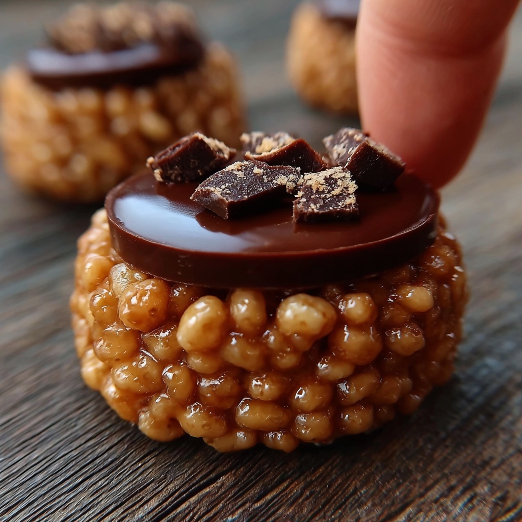 Peanut Butter Balls with Chocolate Rice Krispies Recipe - Recipe Image