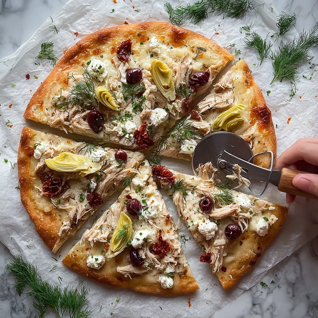 Chicken Tzatziki Pizza Recipe - Recipe Image