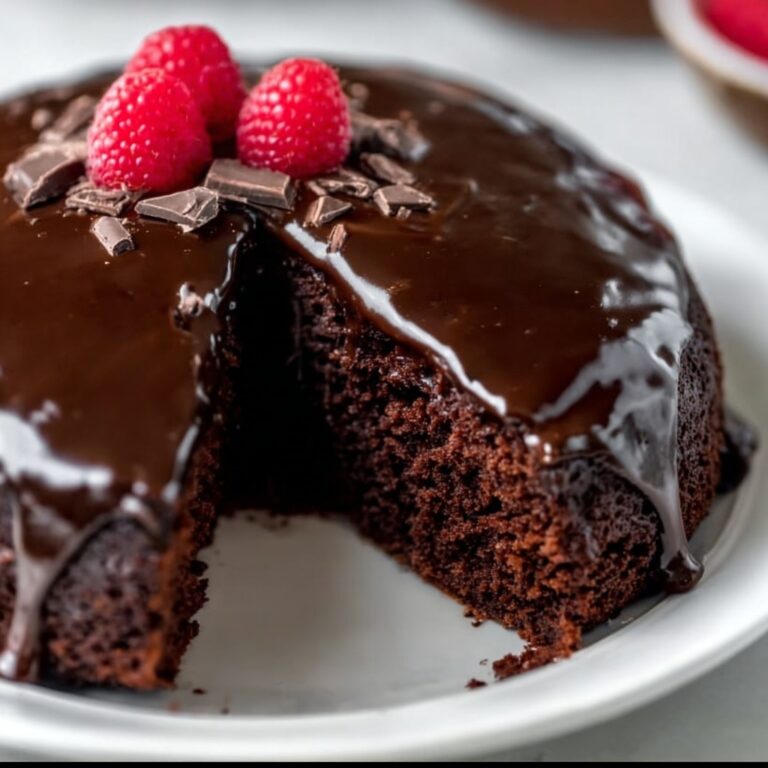 Decadent Chocolate Cake with Rich Ganache Recipe