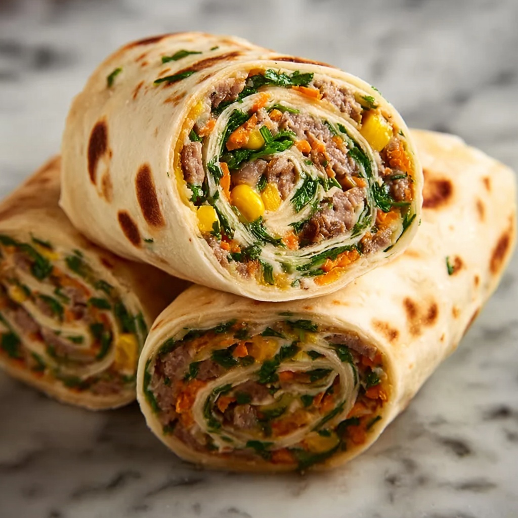 Taco Tortilla Roll-Ups Recipe - Recipe Image