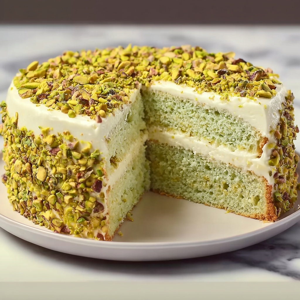 Moist Pistachio Cake Recipe - Recipe Image