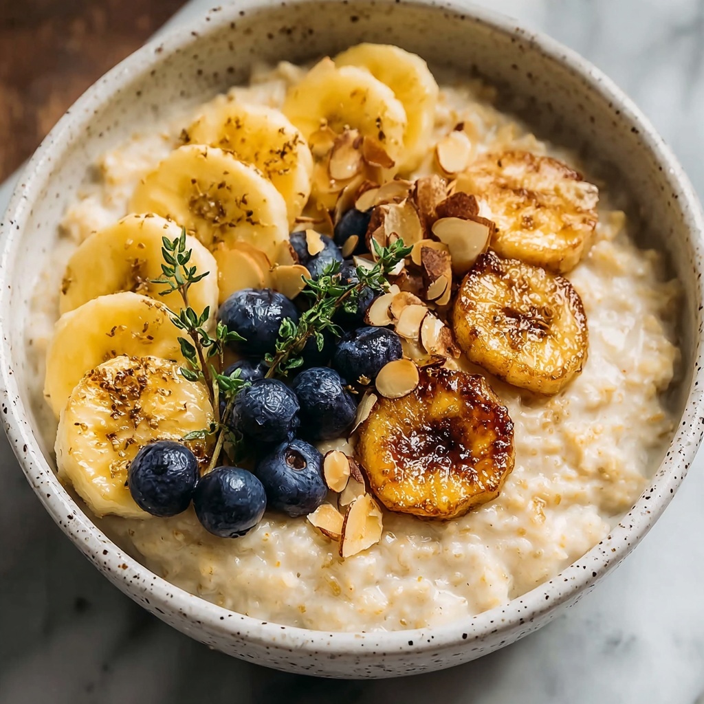 Caramelized Banana Split Overnight Oats Recipe - Recipe Image