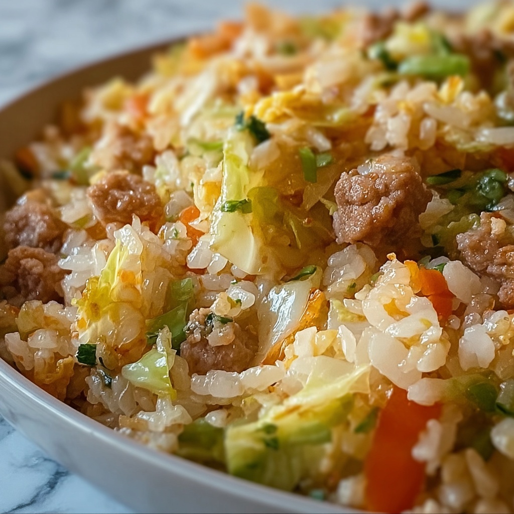 Cajun Cabbage Jambalaya Recipe - Recipe Image