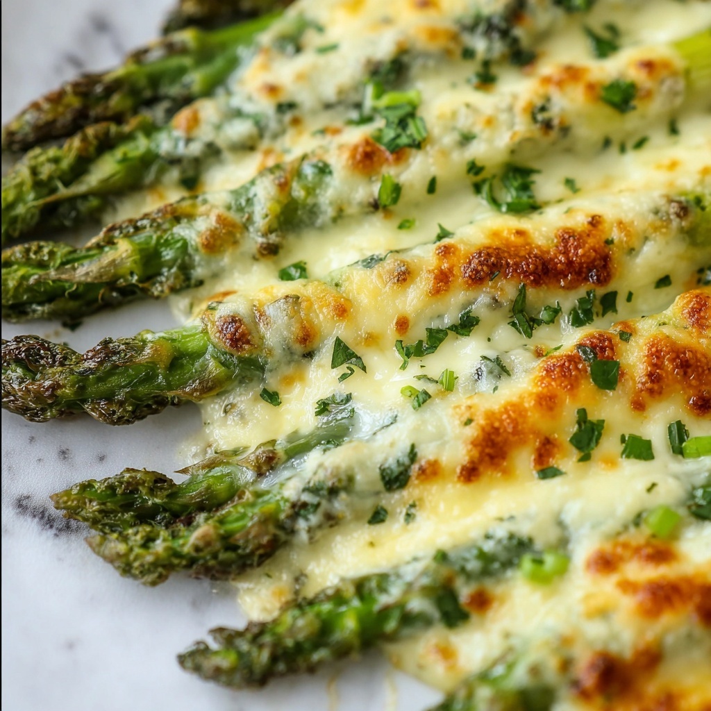 Cheesy Baked Asparagus Recipe - Recipe Image