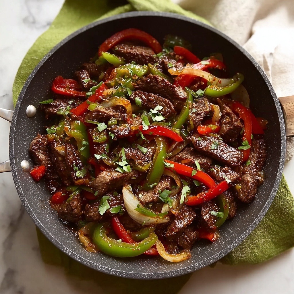 Best Ever Pepper Steak Recipe - Recipe Image