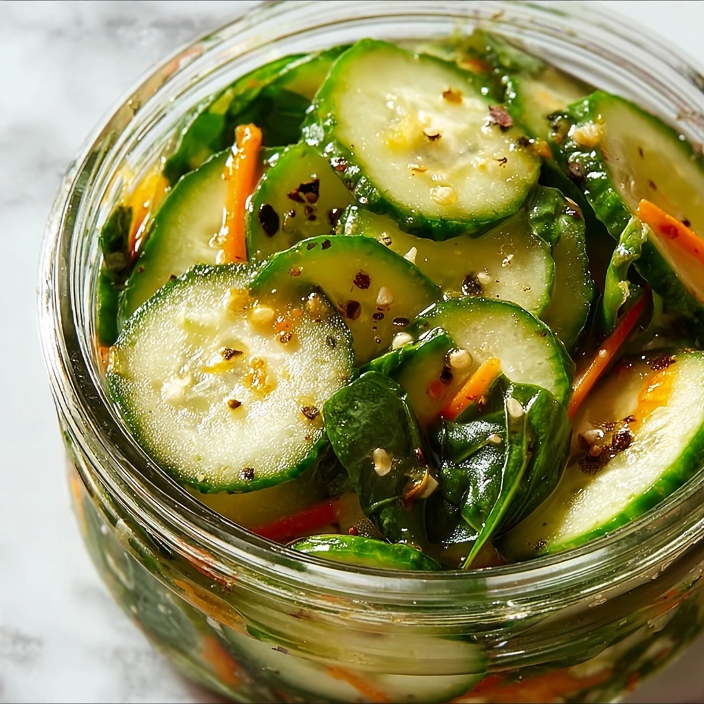 Fresh Pickled Cucumber Salad Recipe - Recipe Image
