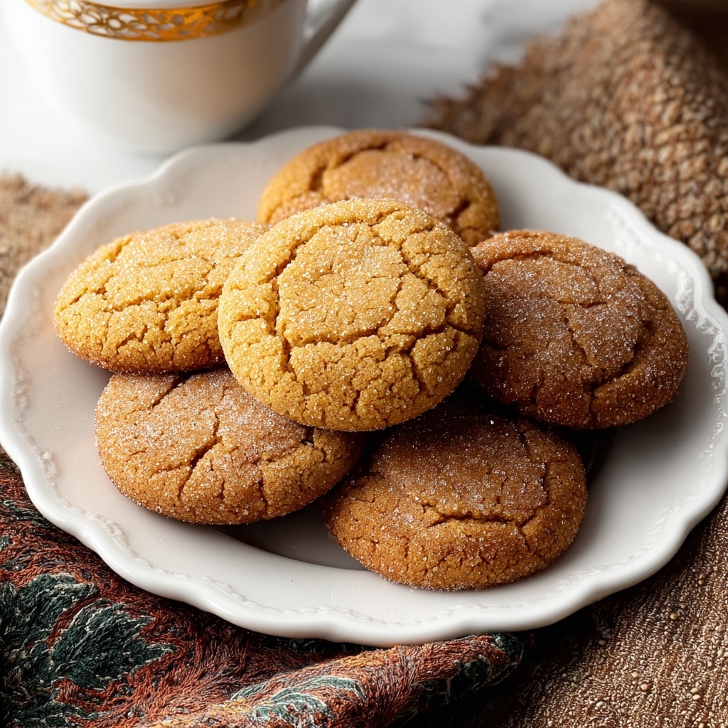 Brown Butter Pumpkin Snickerdoodle Cookies Recipe - Recipe Image