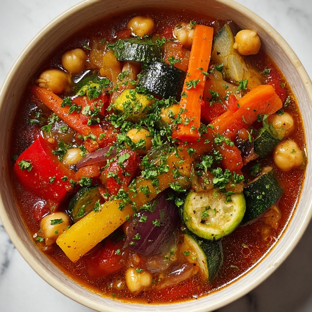 Hearty Mediterranean Vegetarian Stew Recipe - Recipe Image