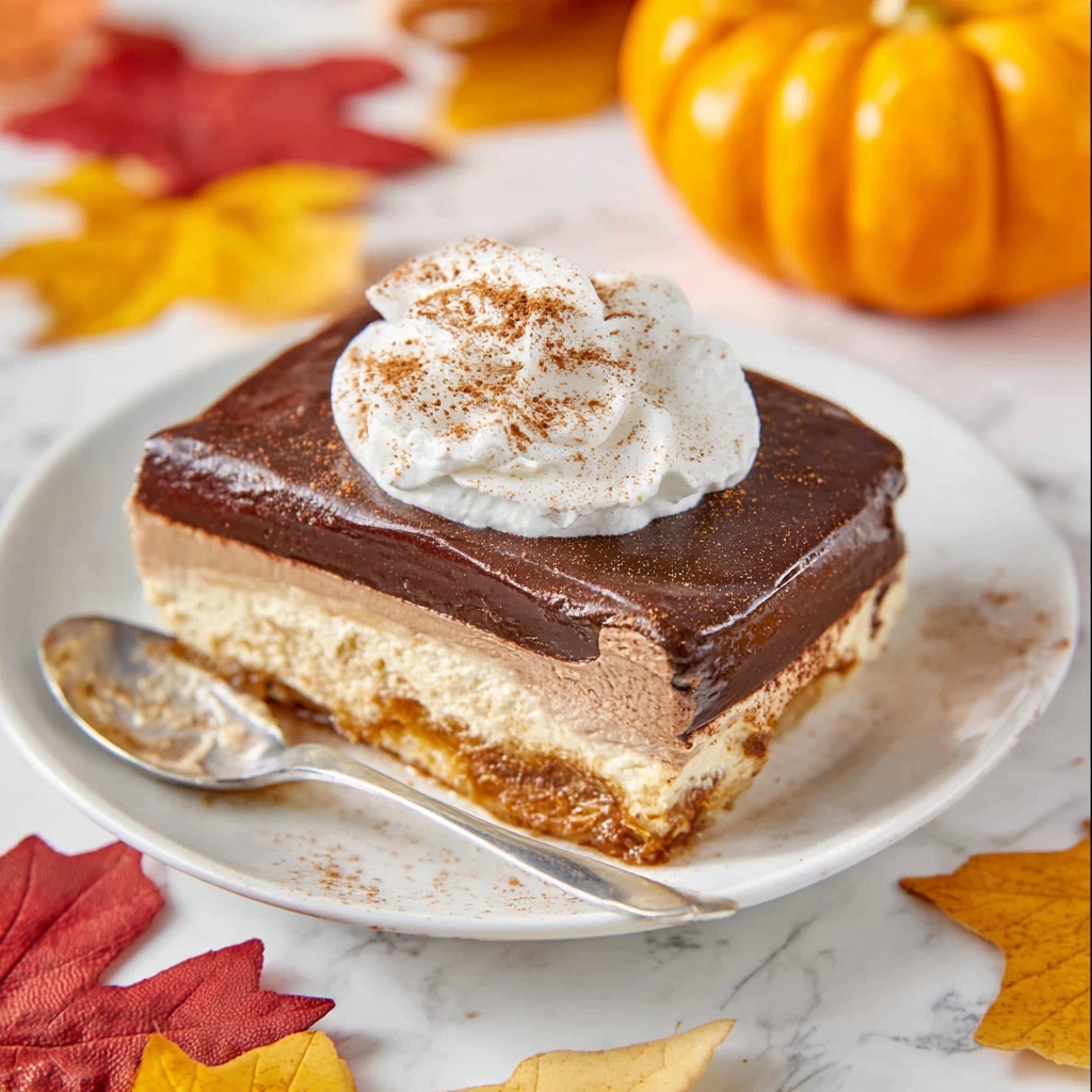 Pumpkin Eclair Cake Recipe - Recipe Image
