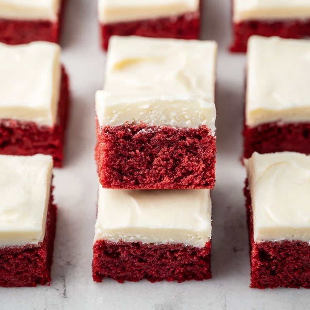 Red Velvet Brownies with Cream Cheese Frosting Recipe - Recipe Image