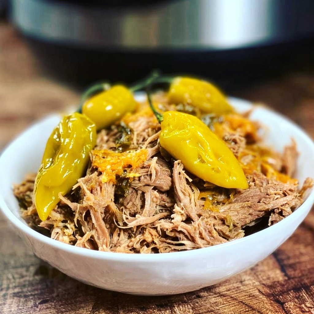 Slow Cooker Mississippi Chicken Recipe - Recipe Image