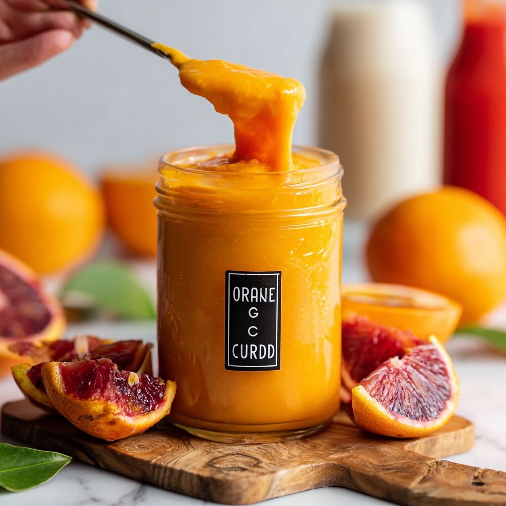 Homemade Eggless Dairy-Free Orange Curd Recipe - Recipe Image