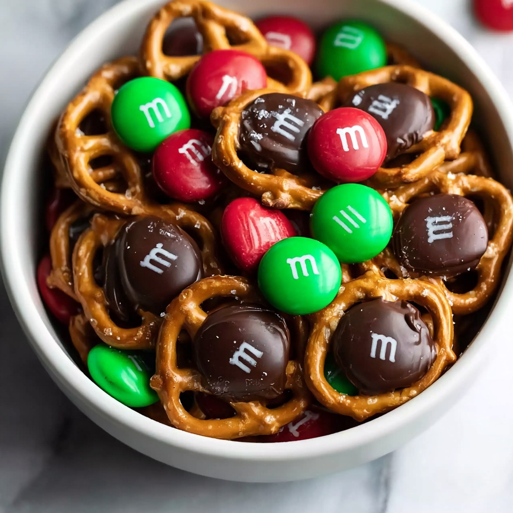 Pretzel Rolo M&M Bites Recipe - Recipe Image