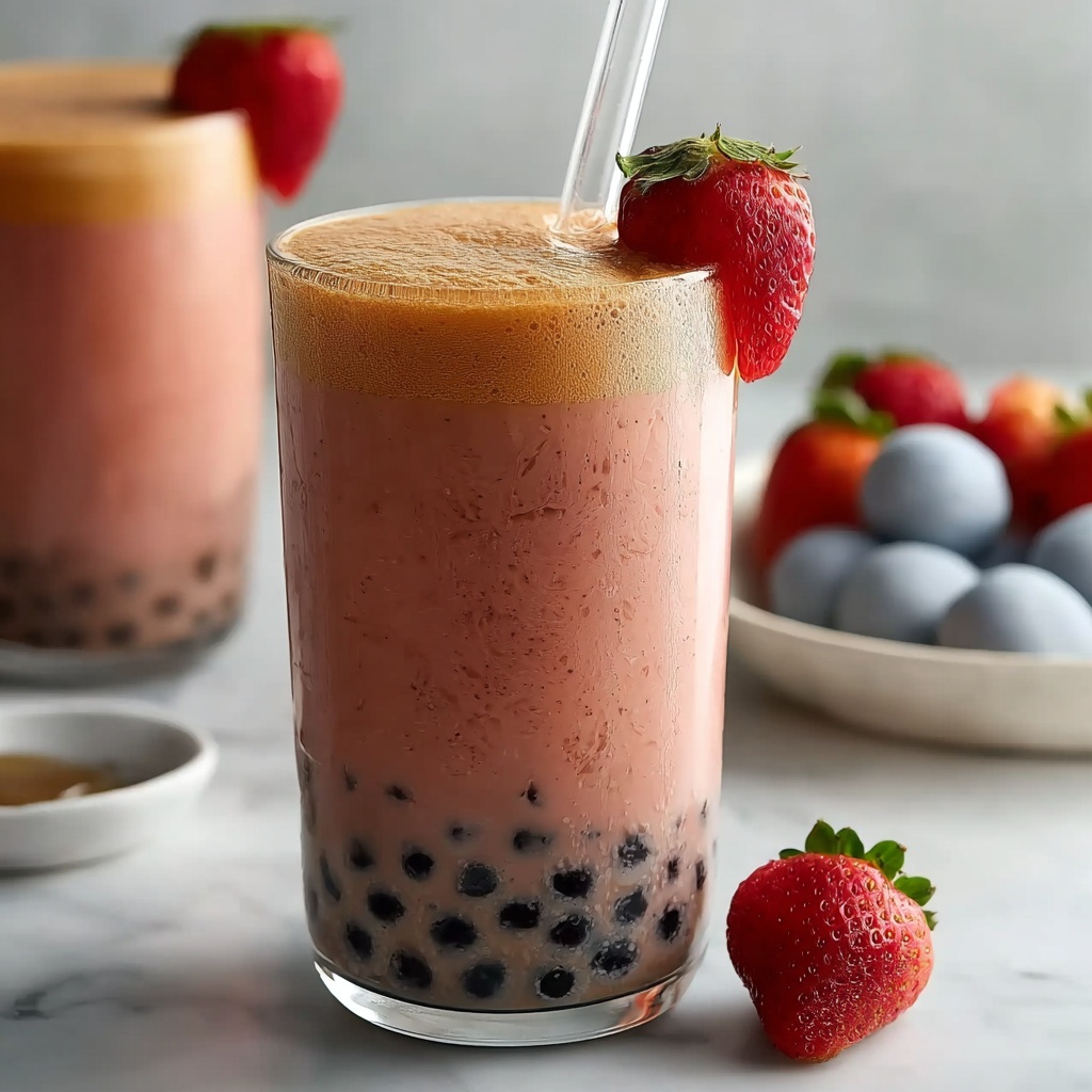 Boba Tea Smoothie Recipe - Recipe Image
