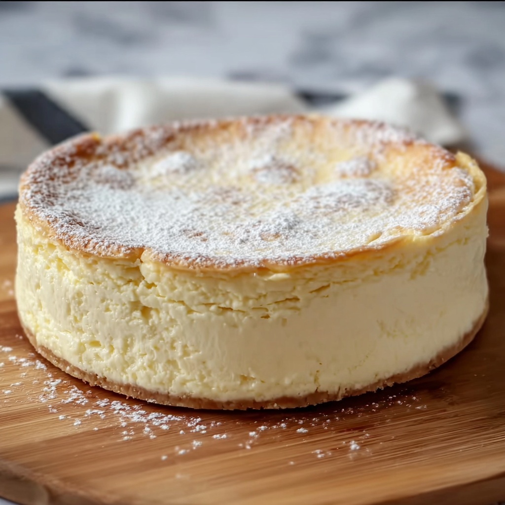 Creamy Ricotta Cheesecake with Lemon Zest and Graham Cracker Crust Recipe - Recipe Image