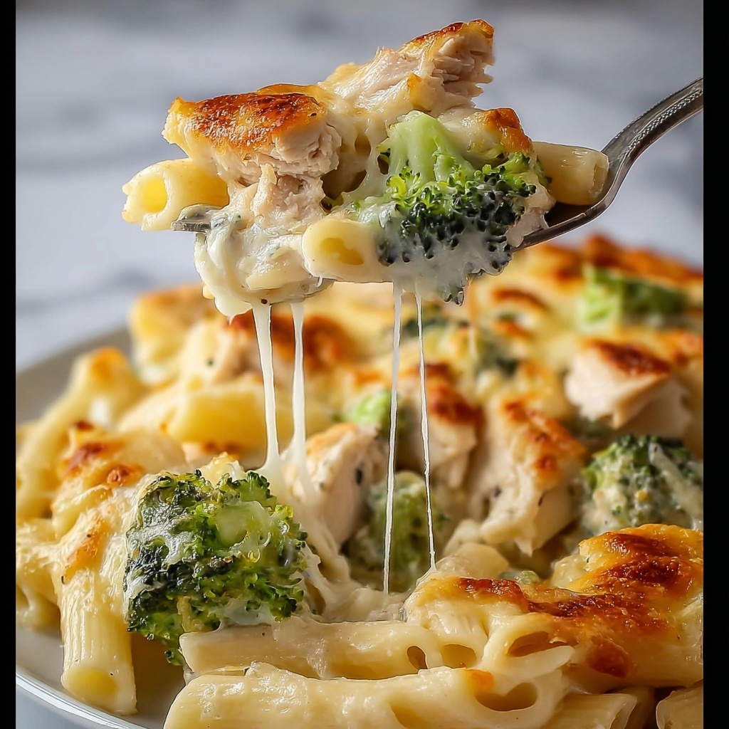 Chicken & Broccoli Alfredo Bake Recipe - Recipe Image