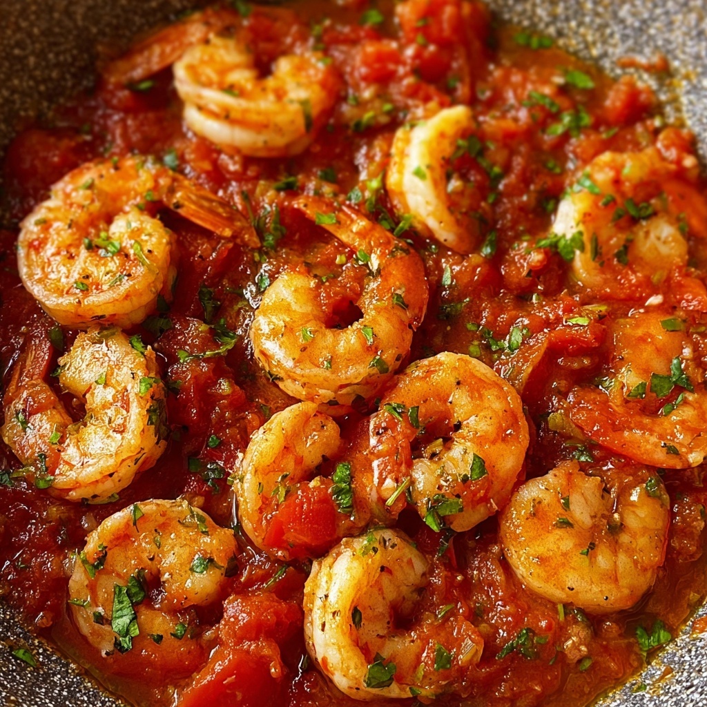 Garlic Shrimp in Tomato Sauce Recipe - Recipe Image