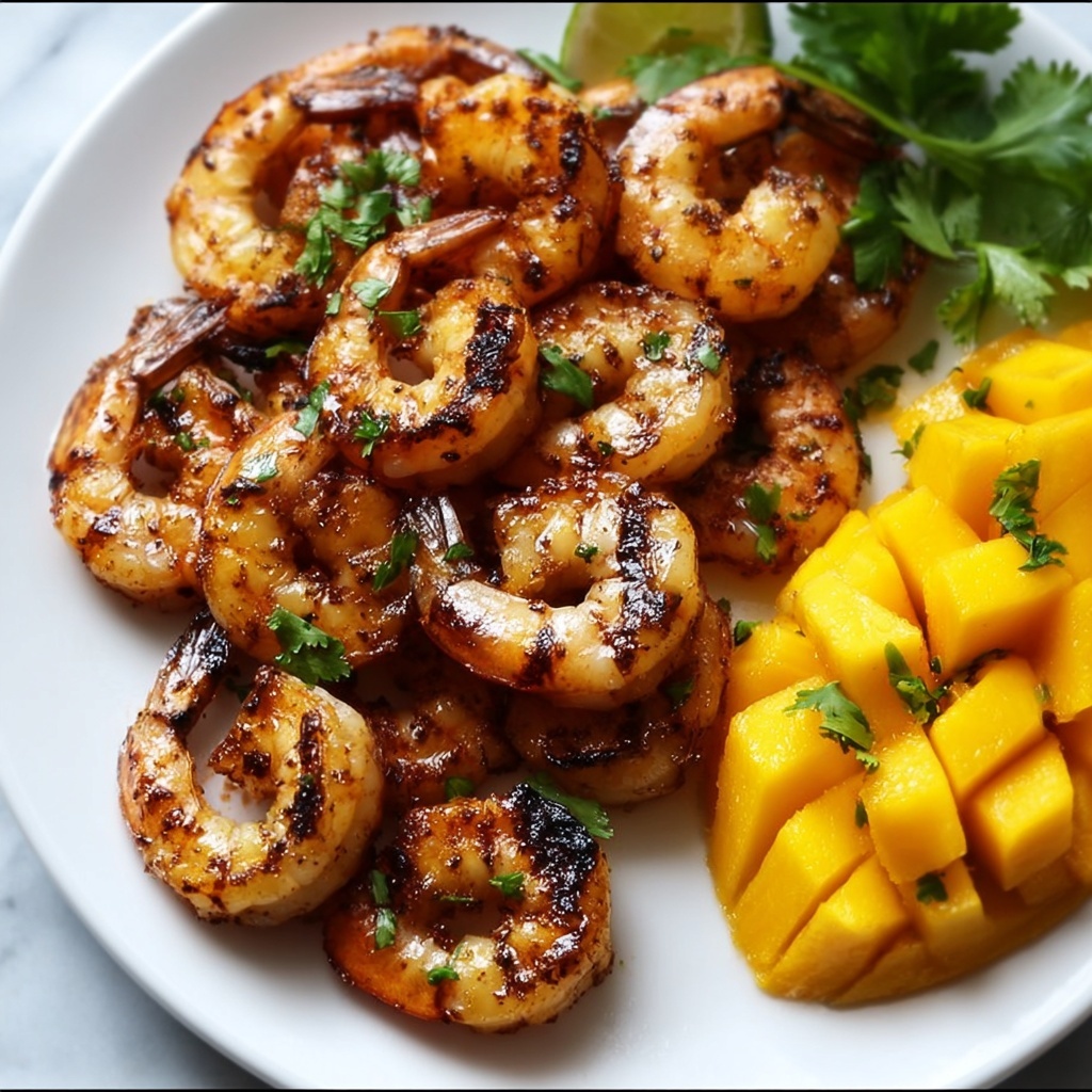 Mango Jalapeño BBQ Shrimp Recipe - Recipe Image