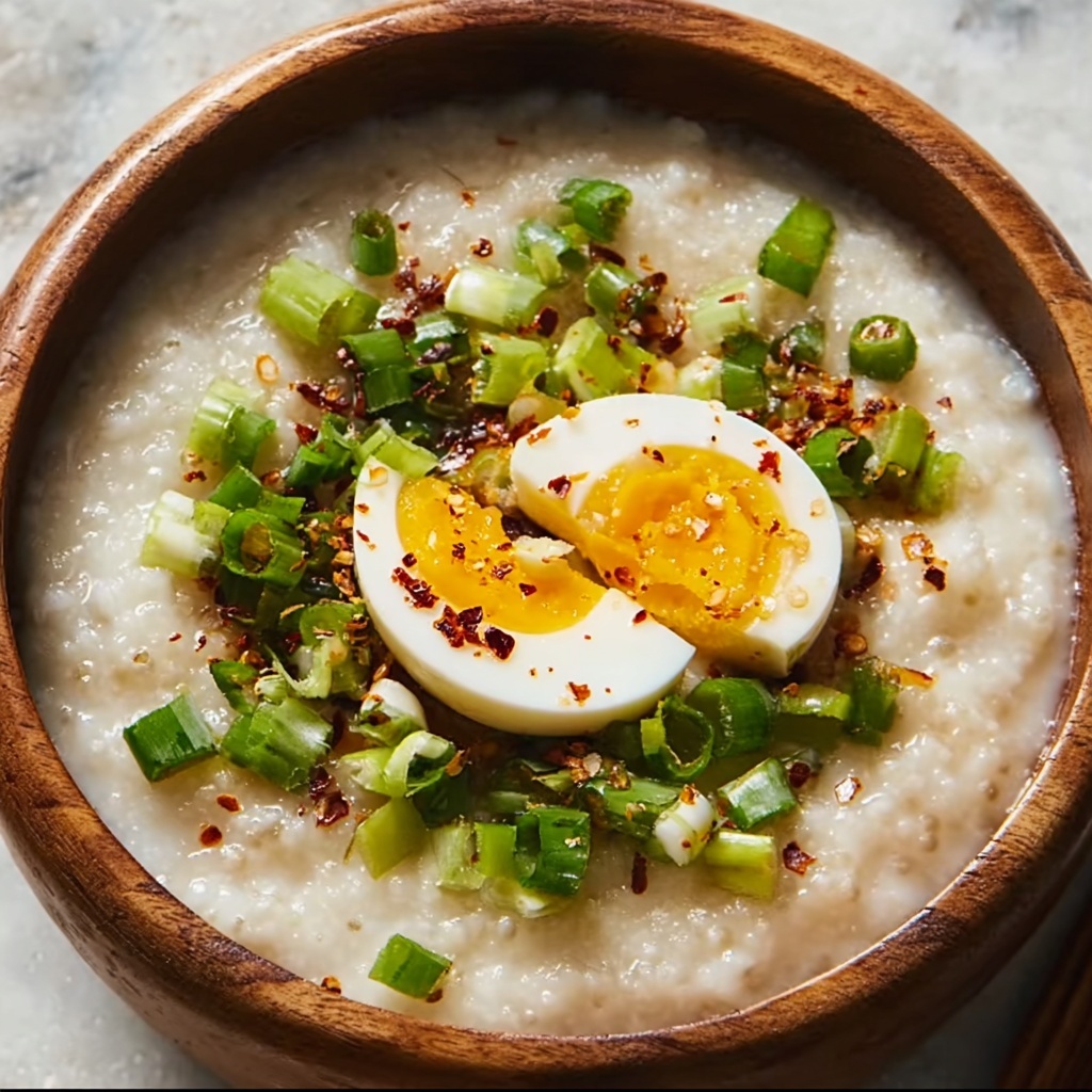 Congee with Miso Sauce Recipe - Recipe Image