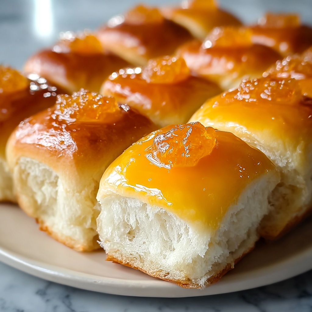 Orange Glazed Butterflake Rolls Recipe - Recipe Image