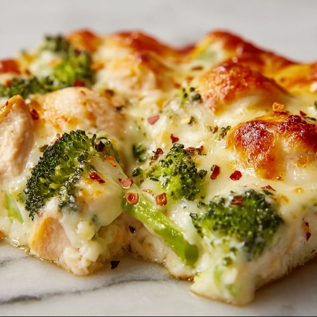 Creamy Cheesy Chicken and Broccoli Skillet Recipe - Recipe Image