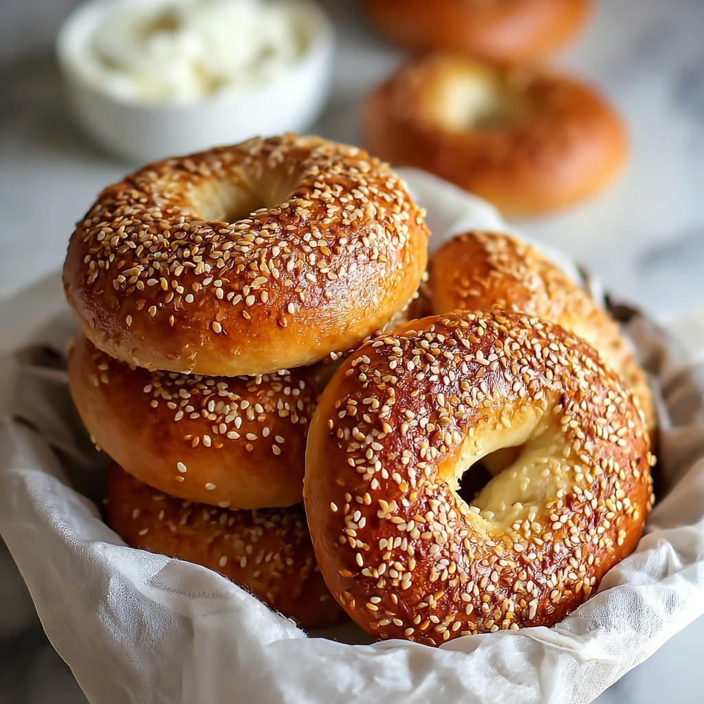 New York-Style Sourdough Discard Bagels Recipe - Recipe Image