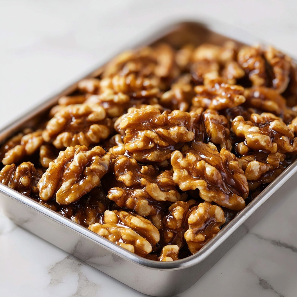 Brown Sugar Candied Walnuts Recipe - Recipe Image