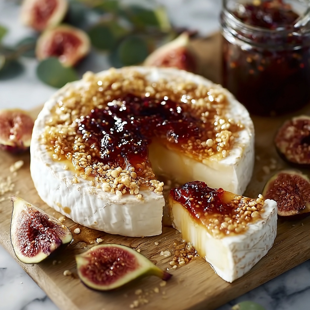 Boursin Cheese with Fig Jam and Pistachios: A Simple Yet Elegant Appetizer Recipe - Recipe Image