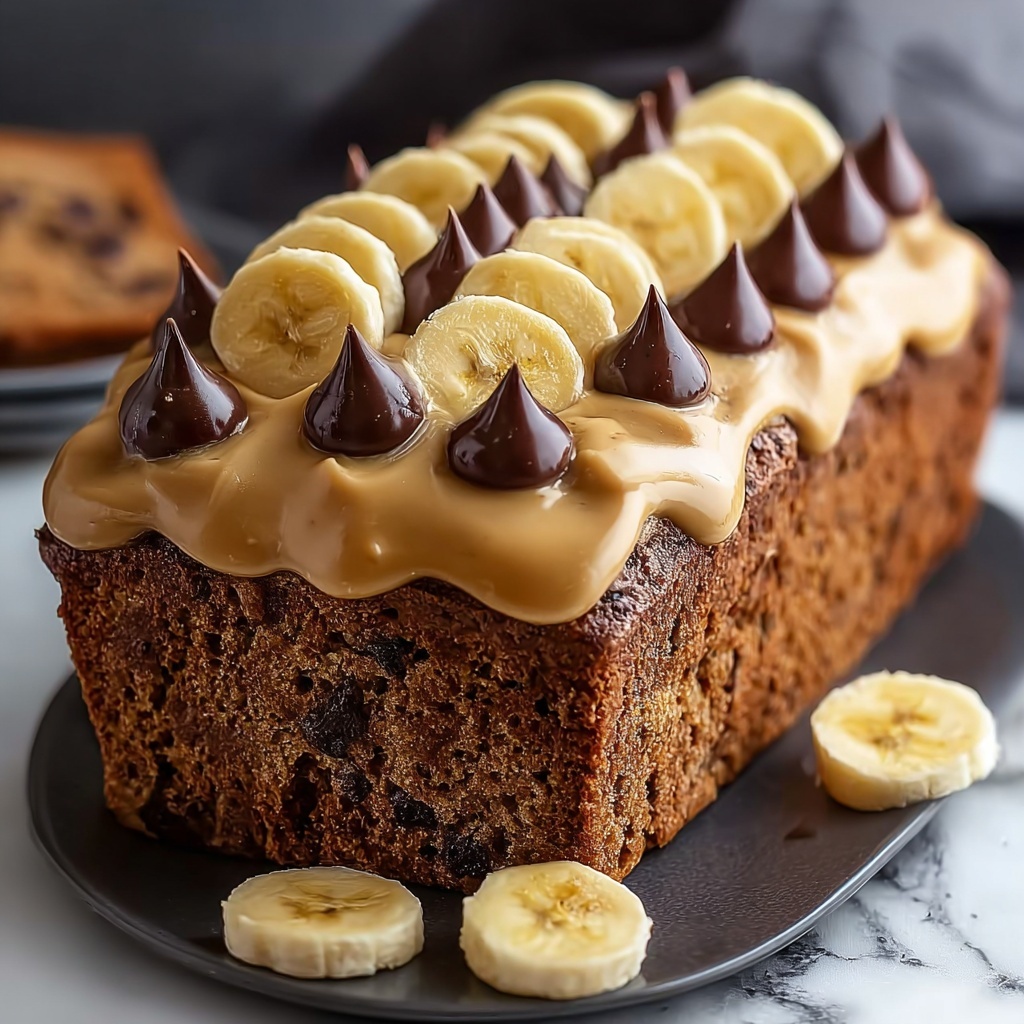 Banana Bread with Peanut Butter Recipe - Recipe Image