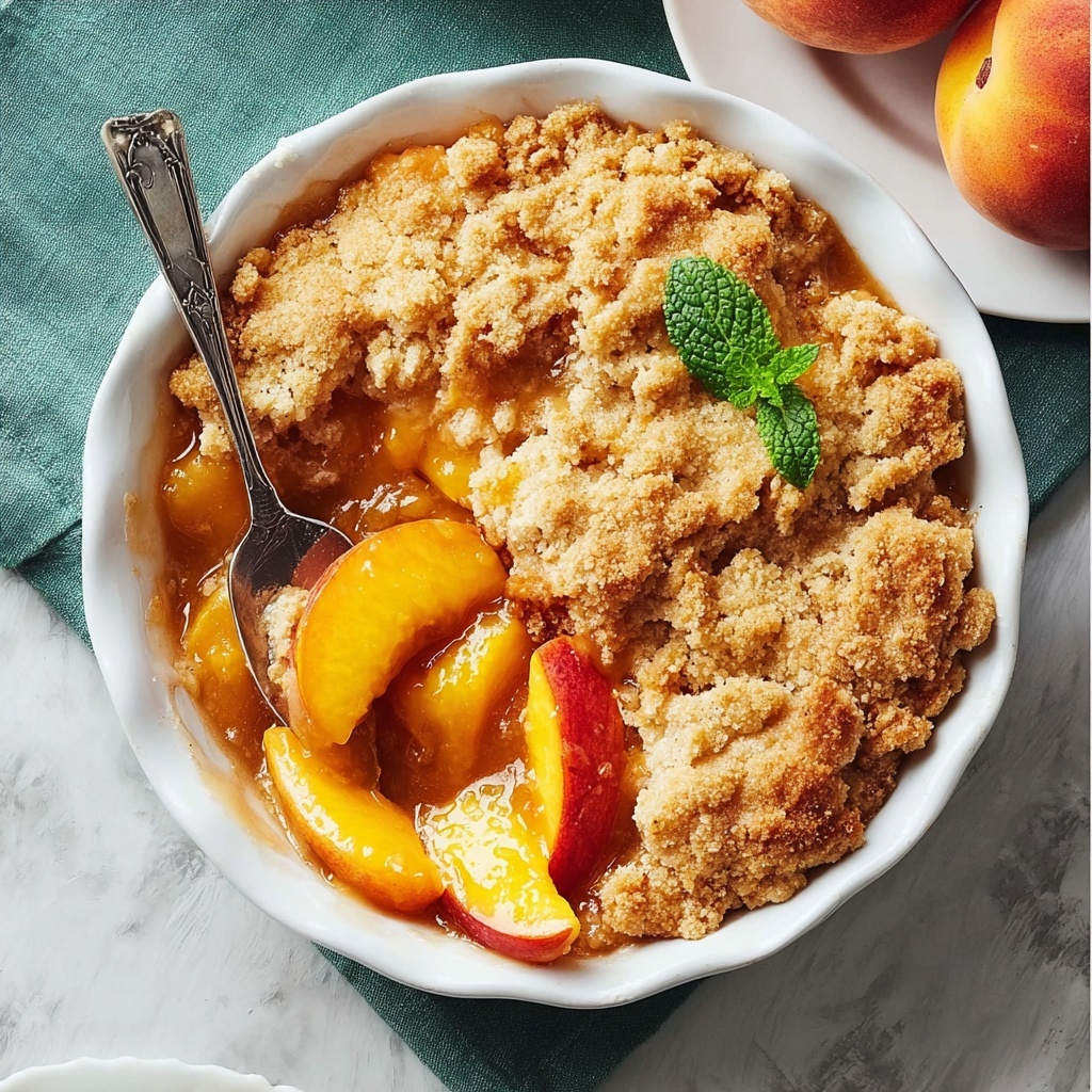 The Best Southern Peach Cobbler Recipe - Recipe Image