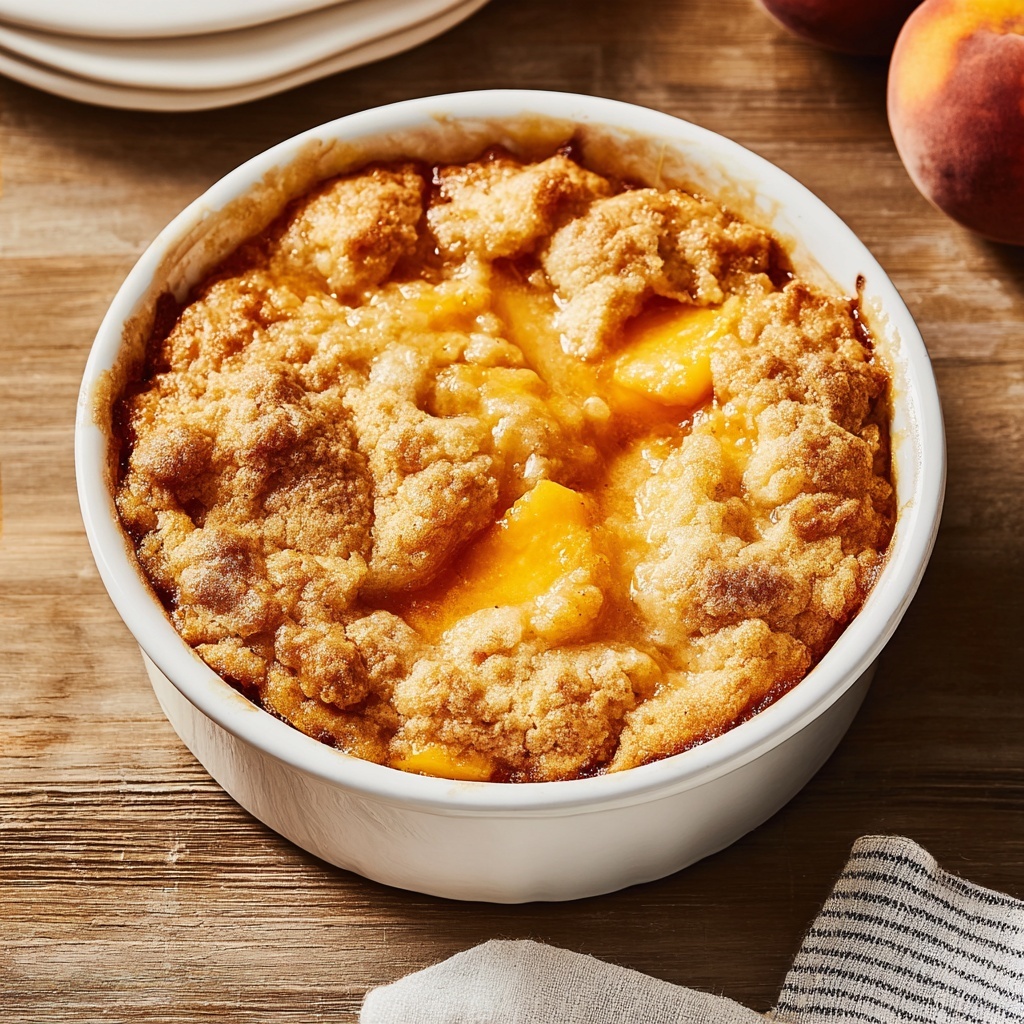 The Best Peach Cobbler Recipe - Recipe Image