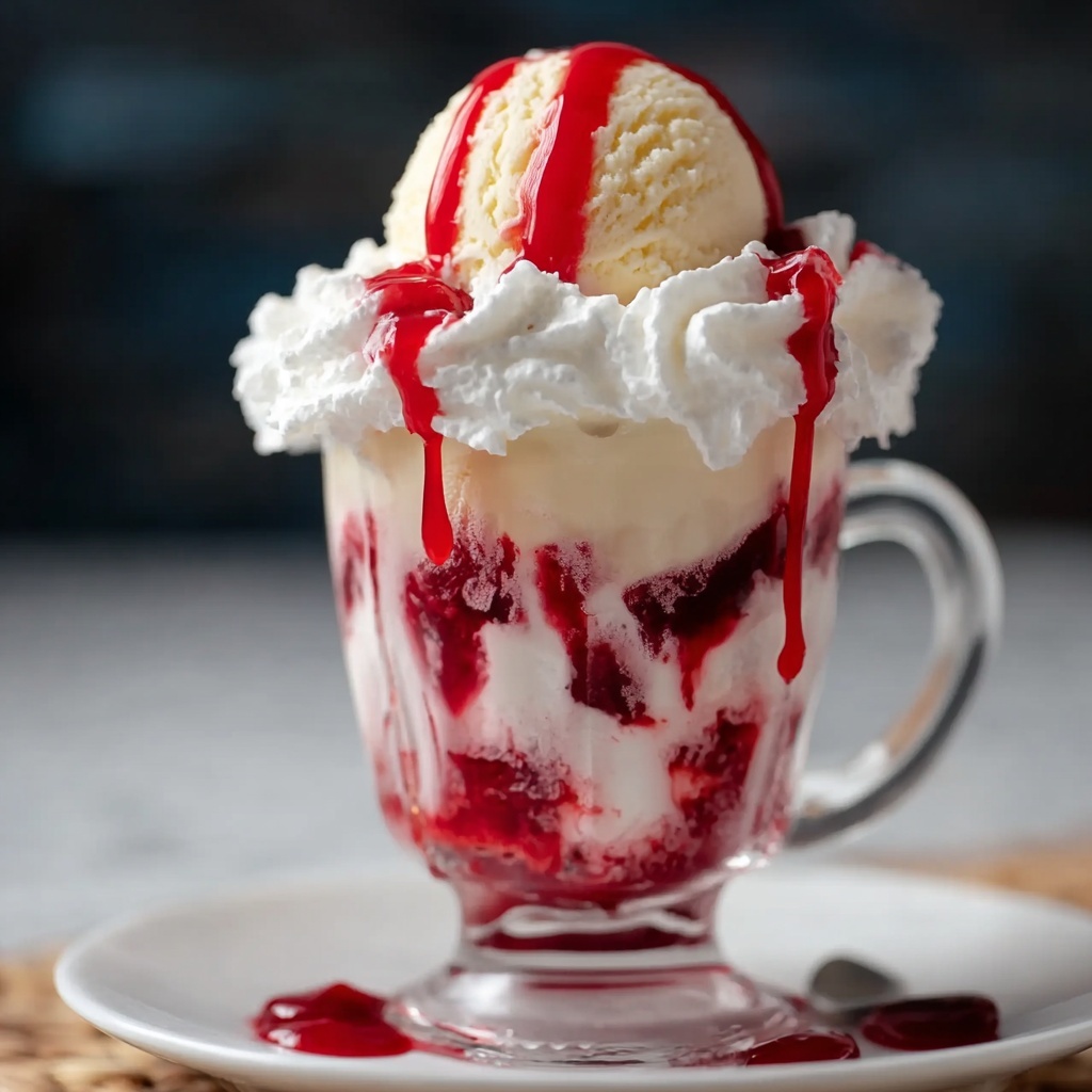 Shirley Temple Ice Cream Float Recipe - Recipe Image