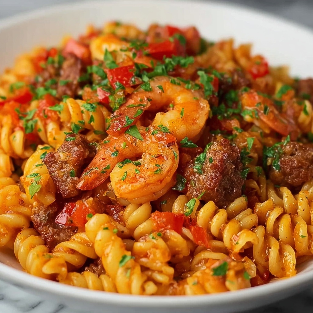Pastalya (Jambalaya Pasta) Recipe - Recipe Image
