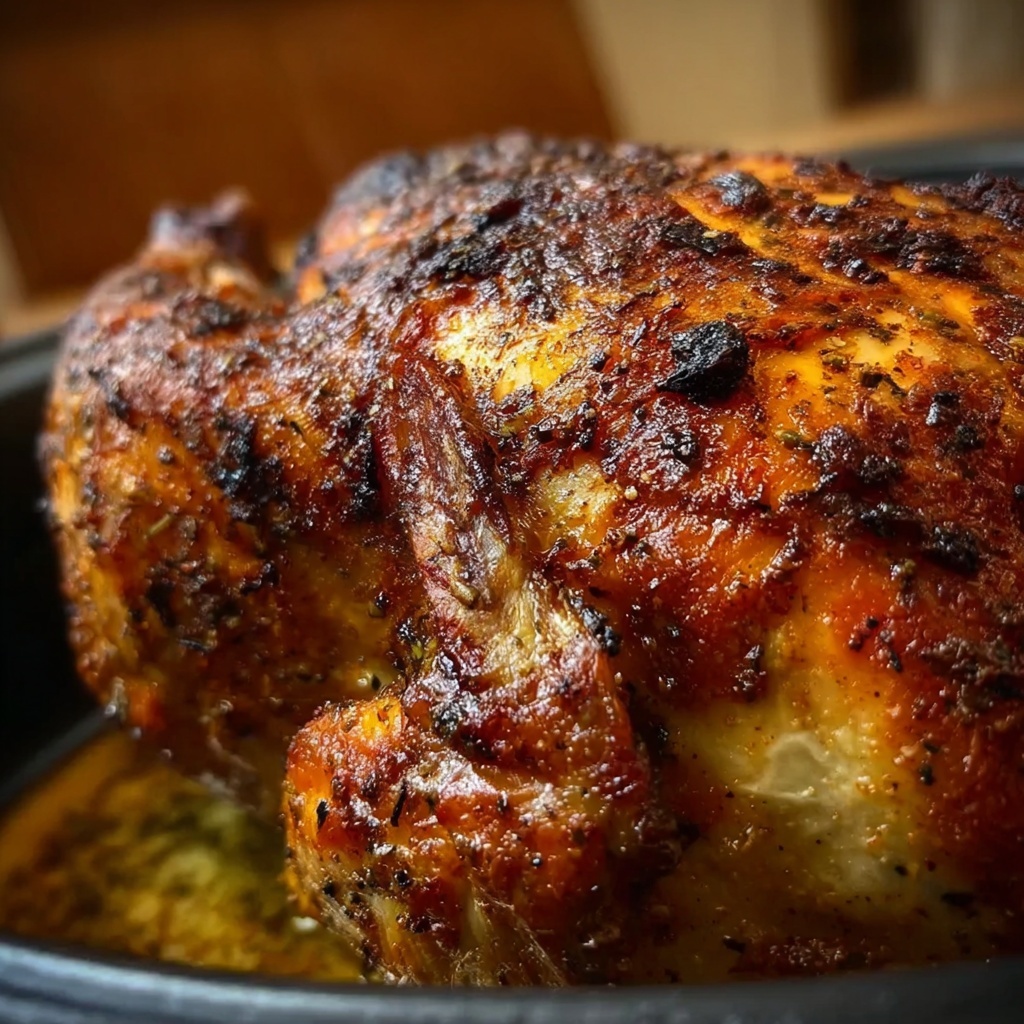 Best Roasted Turkey with Flavorful Herb Butter Recipe - Recipe Image
