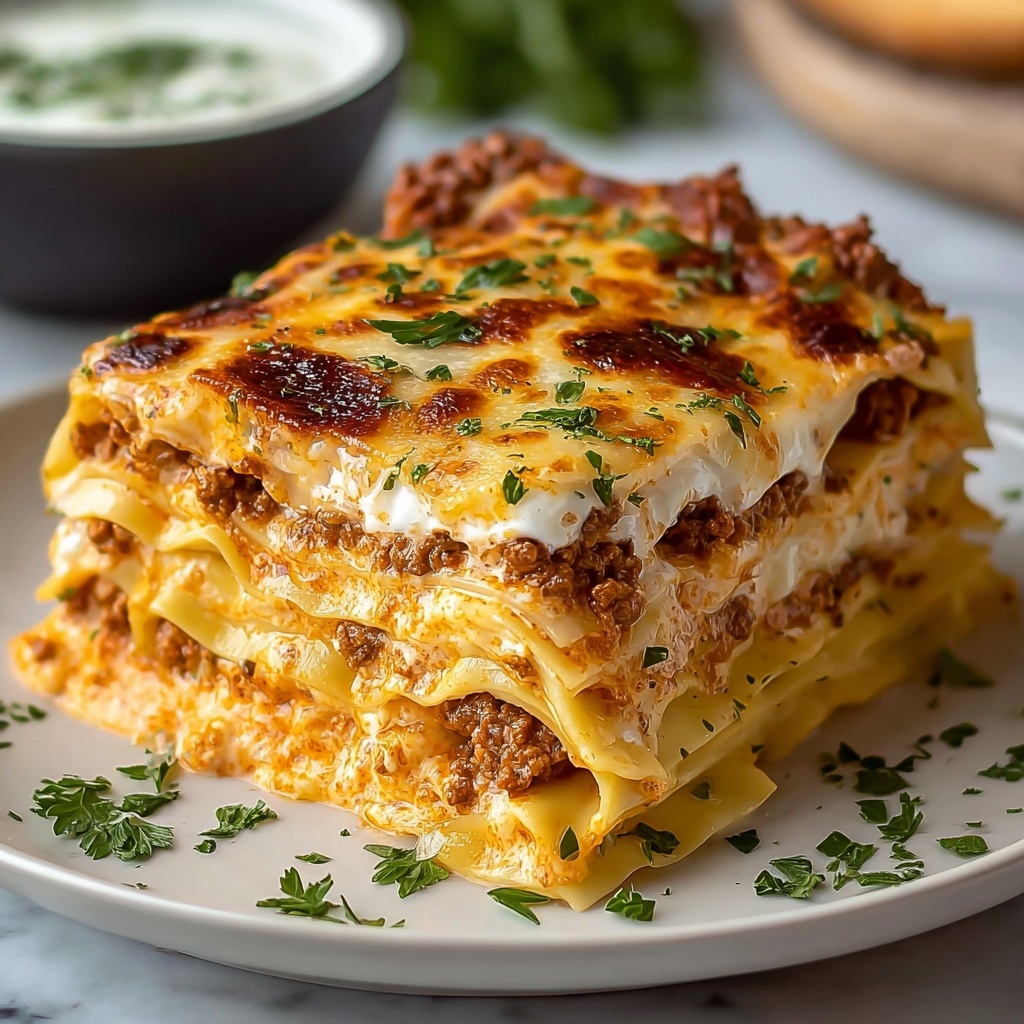 Buffalo Chicken Lasagna Recipe - Recipe Image