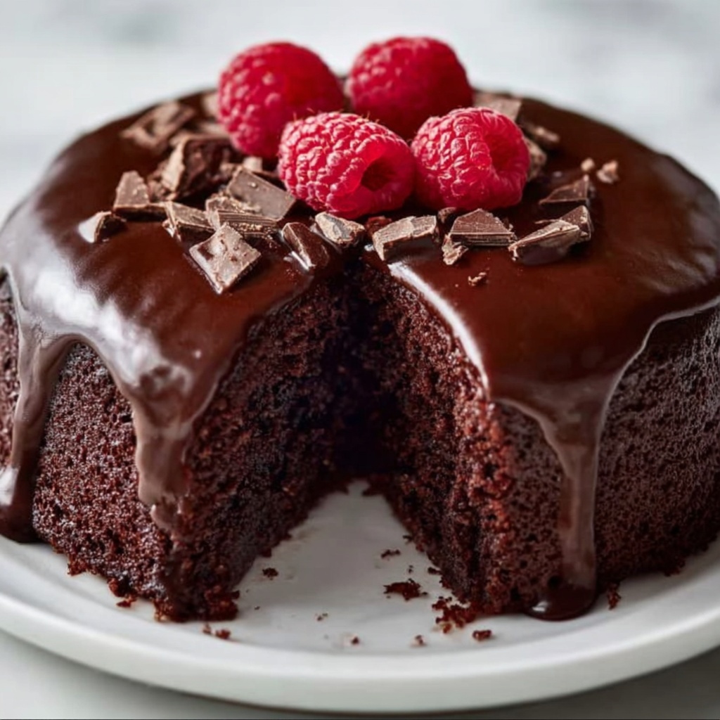 Decadent Chocolate Cake with Rich Ganache Recipe - Recipe Image