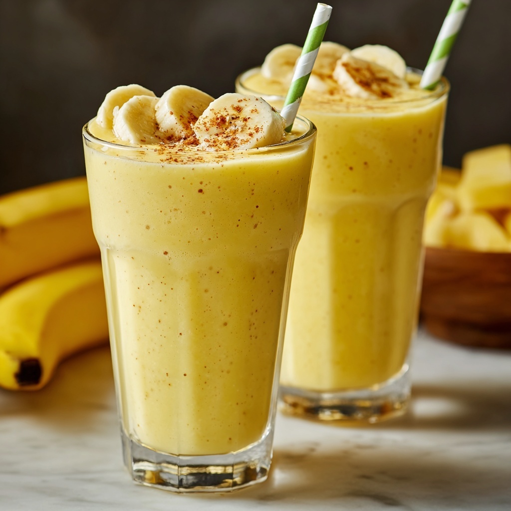 Pineapple and Banana Smoothie Recipe - Recipe Image