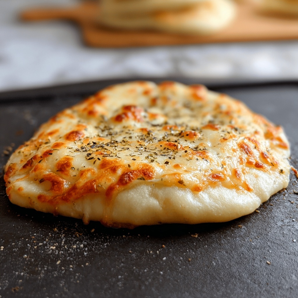 Cheese Stuffed Flatbread Recipe - Recipe Image