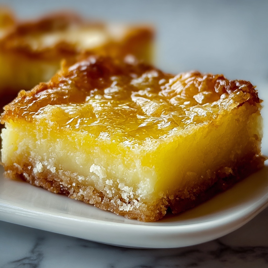 Gooey Butter Cake Bars Recipe - Recipe Image