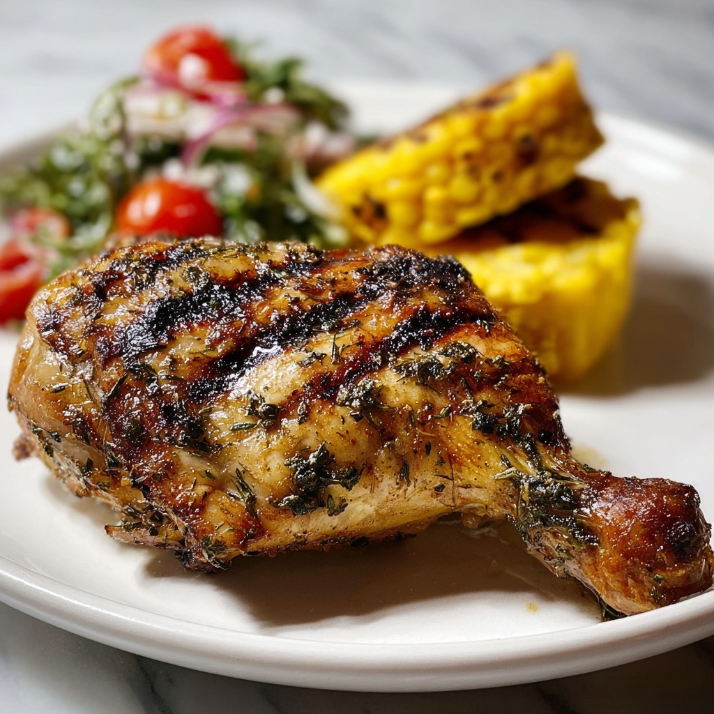 Grilled Spiced Chicken Legs Recipe - Recipe Image