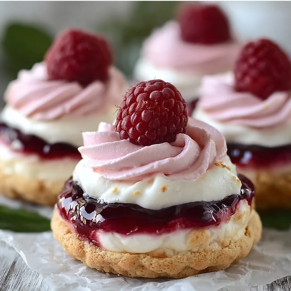 Raspberry Meringue Sandwiches Recipe - Recipe Image