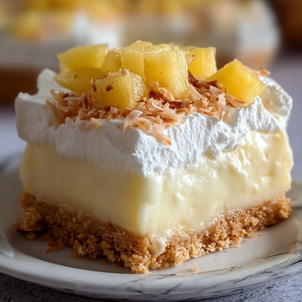 Pineapple Cream Cheese Pie Recipe - Recipe Image